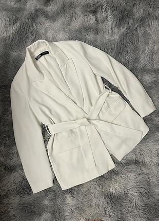 Піджак жакет zara білий