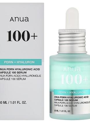 Зволожувальна сироватка для обличчя anua pdrn hyaluronic acid capsule 100 serum