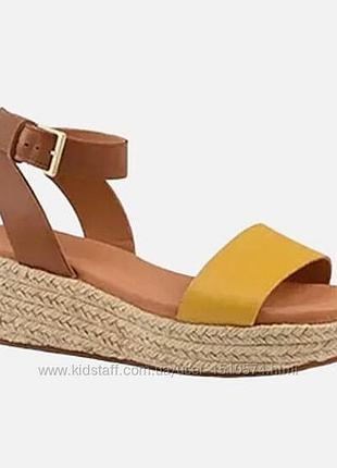 Р.39 clarks жіночі шкіряні босоніжки оригінал