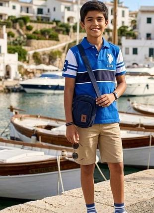 Поло хлопковое бренда u.s. polo assn
замеры:пог-42 см, длина изделия -59 и 61, длина рукава -19см