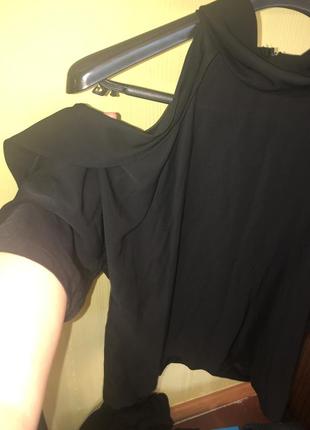 Чорна блузочка американка хл розмір5 фото