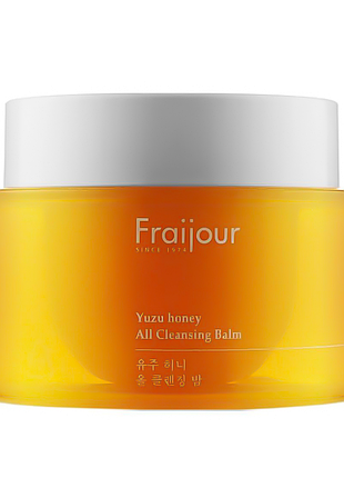 Гідрофільний бальзам для сяйва шкіри з юдзу та медом fraijour yuzu honey all cleansing balm (50 мл)