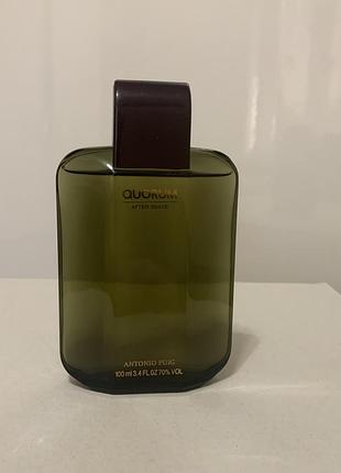 Вінтажні парфуми після гоління quorum antonio puig after shave 100 ml (ранні 90-ті, іспанія)