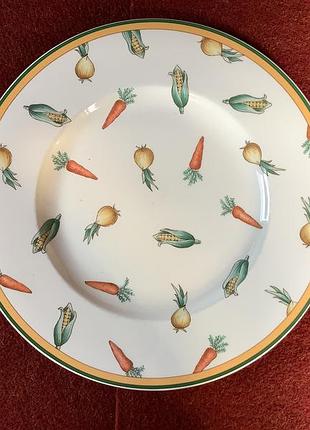 Набор антикварных тарелок. германия, villeroy&boch. раритетная коллекция a la ferme, 1996 год. диаметр 27 см. 3600 грн за 6 штук.