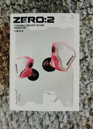 7hz x crinacle zero:2 ii (pink, no mic) - обновленная внутриканальная модель с улучшенными характеристиками