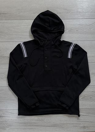 Новая черная кофта худи анорак армани armani exchange black, m, оригинал
