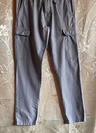 Брюки мужские бренда ingicode jeans, свет серого цвета