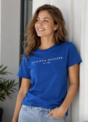 Tommy hilfiger жіноча футболка, боендова футболка