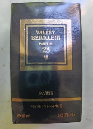 Парфюм нишевой valerery berklem