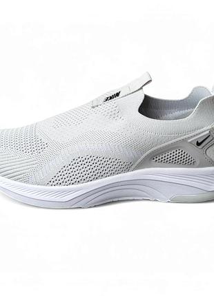 Nike gray мокасини