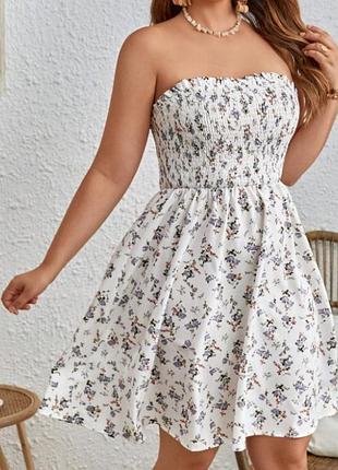 1+1=3❤️ красивая сукэнка в цветочки от shein