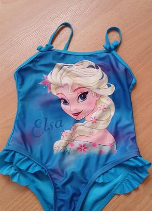 Слитный купальник для девочки холодное сердце, frozen 98/104