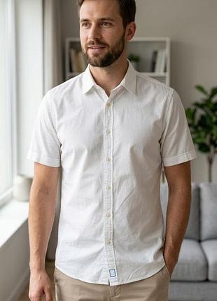 Біла сорочка від бренду esprit з лінійки luxury cotton.