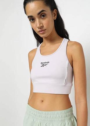 Свет фиолетовый спортивный бюстгальтер топ фирмы reebok