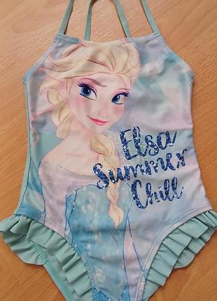 Слитный купальник для девочки frozen
