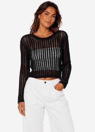 Кофта жіноча однотонна чорного кольору р.onesize 216302k