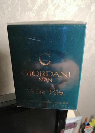 Туалетная вода для мужчин giordani man dolce vita oriflame