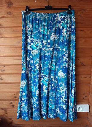 Красивая трикотажная юбка от patra 2xl