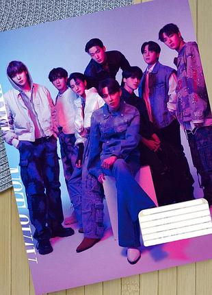 Тетрадь ейтиз ateez в линию 18 листов (30677)