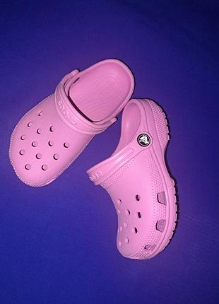Фирменные новые кроксы "crocs"(р.30-31).