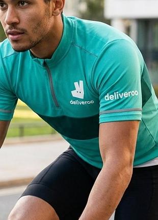 Велоджерси / футболка deliveroo (оригинал) - размер xl