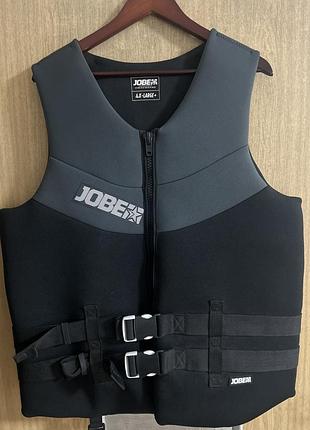 Страхувальний жилет jobe, розмір 4xl+ . неопреновий, в чорному кольорі