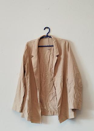 Летний свободный жакет без застежки, primark