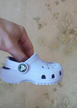 Сабо crocs 21 р-22 р  на стопу 12,5 см стан як нові