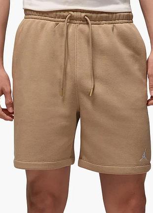 Шорти чоловічі air jordan brooklyn fleece beige fv7285-257