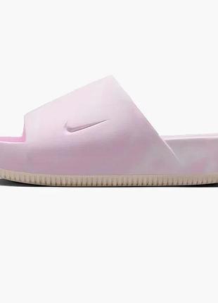 Тапочки жіночі nike calm slide se pink fv5643-600