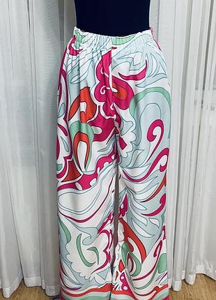 Я кравці широкі штани shein