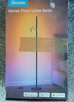 Напольная лампа 136 см govee floor lamp basic h6076a угловая светодиодная лампа на пол