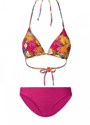 Купальник роздільний (ліф і плавки) для жінки esmara lycra® 407621-407614-1 36(s) різнобарвний