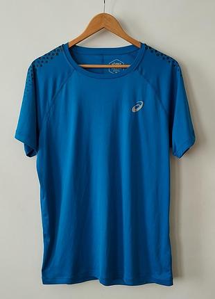 Мужская спортивная беговая футболка asics stripe ss top (оригинал / xl)