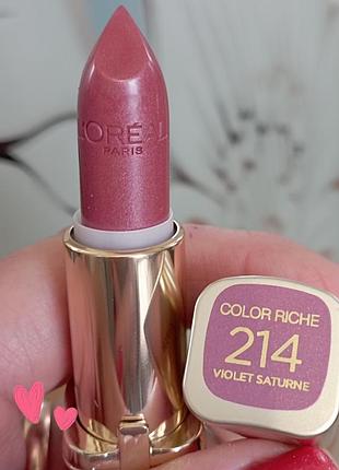 L'oréal помада тон 214
