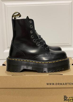 Жіночі шкіряні черевики на високій підошві,36 розмір dr.martens