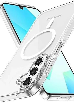 Прозрачный защитный чехол на samsung galaxy a26 с magsafe прозрачный
