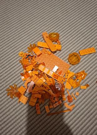 Lego и аналоги расспип оранжевый цвет