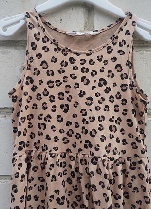Плаття леопардове h&m 122/128 2