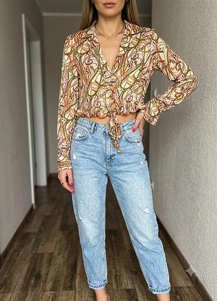 Віскозна блуза zara рубашка