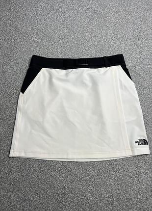 Молочна міні юбка, спідниця the north face в стилі карго