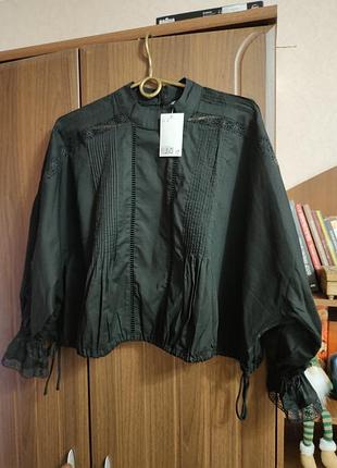 Блузка/блуза чорного кольору h&m