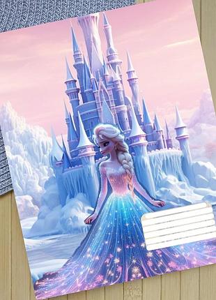 Тетрадь холодное сердце frozen в клетку 18 листов (29855)