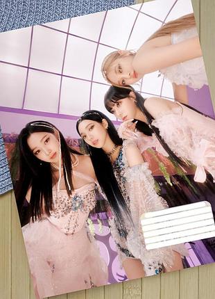 Тетрадь эспа aespa k-pop линия на 18 листов (29724)