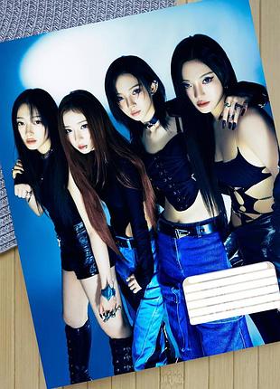 Тетрадь эспа aespa k-pop линия на 18 листов (29732)
