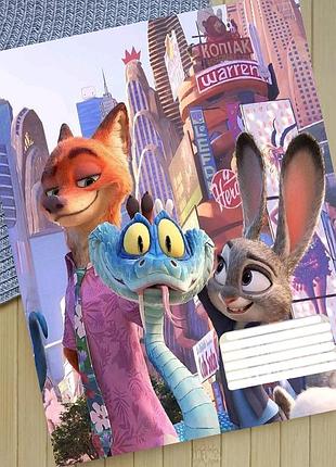Тетрадь зоотрополис zootopia в линию18 листов (29890)