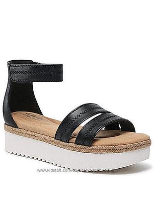 Р.41 clarks шкіряні босоніжки оригінал