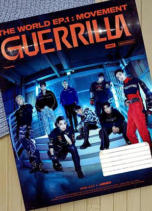 Тетрадь ейтиз ateez в клетку 18 листов (30649)