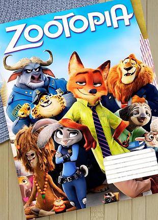 Тетрадь зоотрополис zootopia в линию18 листов (29895)