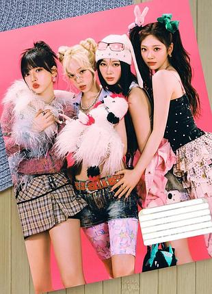 Тетрадь эспа aespa k-pop клетка на 18 листов (29723)